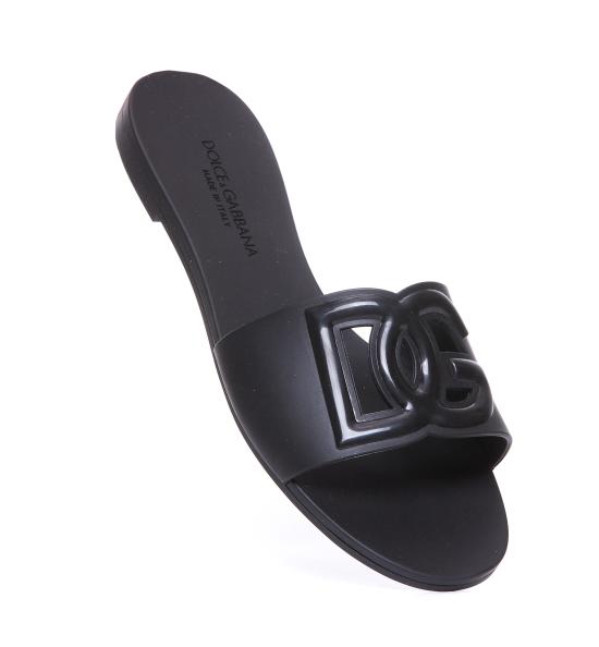26FW 돌체앤가바나 뮬/슬리퍼 CW2215 AN99480999 Black - DOLCE & GABBANA