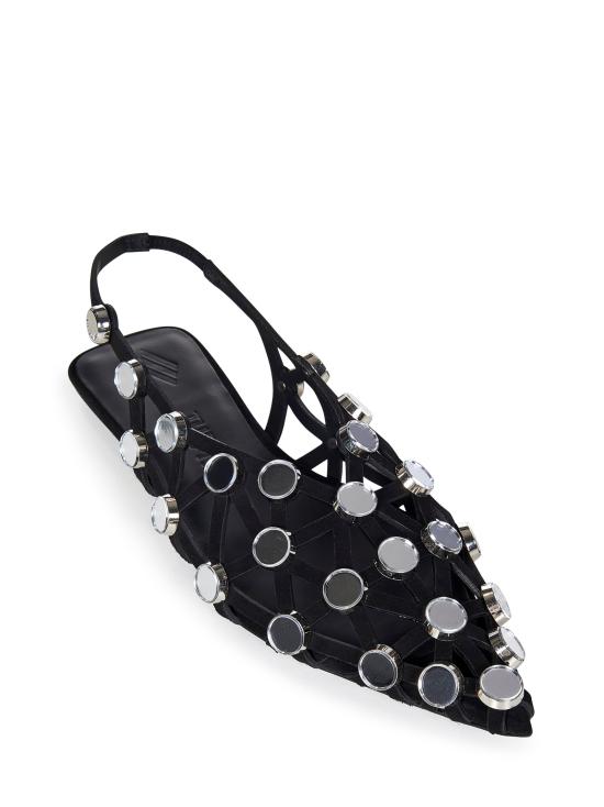 26SS 디 아티코 플랫 슈즈 246WSH00801 100 Black - THE ATTICO