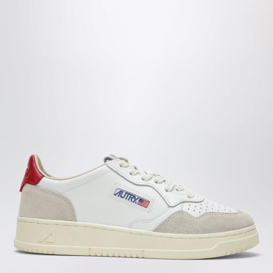26FW 오트리 메달리스트 로우 레더 스니커즈 AULWLS43 White
