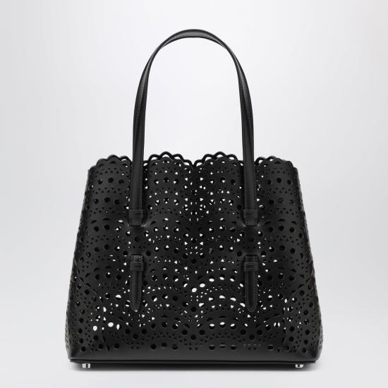 26FW 알라이아 비엔 웨이브 럭스 카프스킨 미나 25 백 AA1S06725I251LE Black
