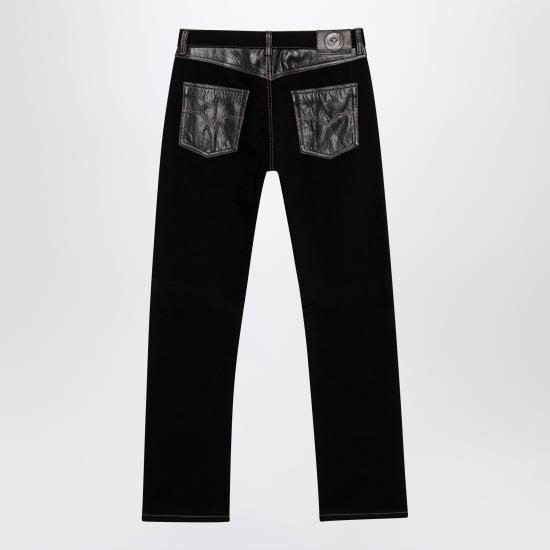 26FW 베르사체 데님 팬츠 10259021A18406 Black - VERSACE