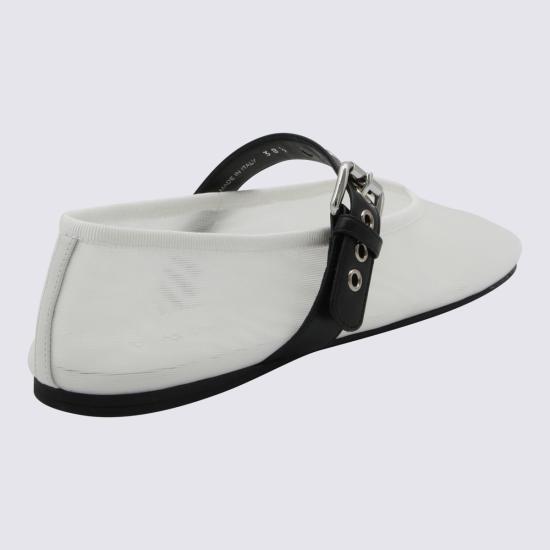 26FW 미우미우 플랫 슈즈 5F373EF005 099F0009 BIANCO - MIU MIU