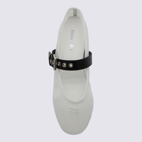 26FW 미우미우 플랫 슈즈 5F373EF005 099F0009 BIANCO - MIU MIU