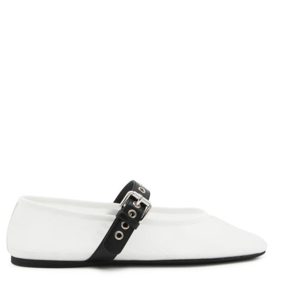 26FW 미우미우 플랫 슈즈 5F373EF005 099F0009 BIANCO