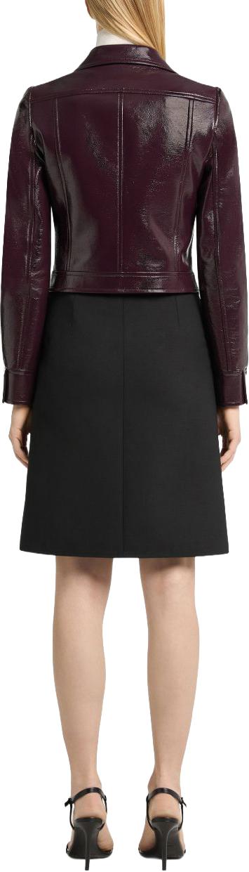 26FW 쿠레쥬 가죽 자켓 223CBL005VY00144090 MAROON - COURREGES