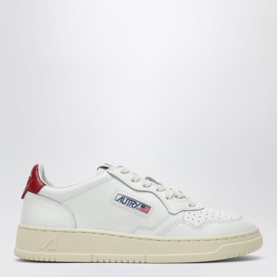 26FW 오트리 메달리스트 로우 레더 스니커즈 AULWLL33 White