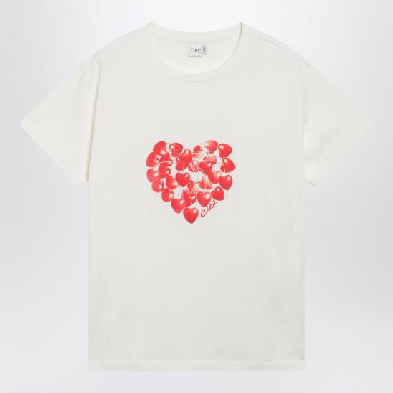 26FW 끌로에 반팔 티셔츠 CH26AJH41880 White