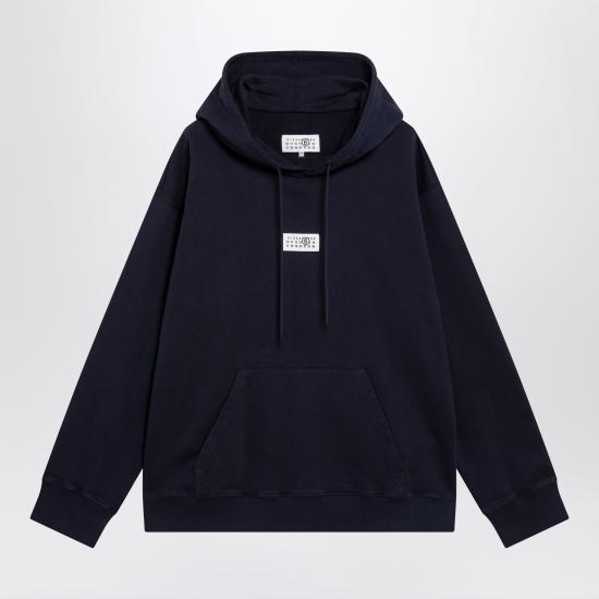 26FW MM6 메종마르지엘라 후드 티셔츠 SH0GU0048M25025 Blue