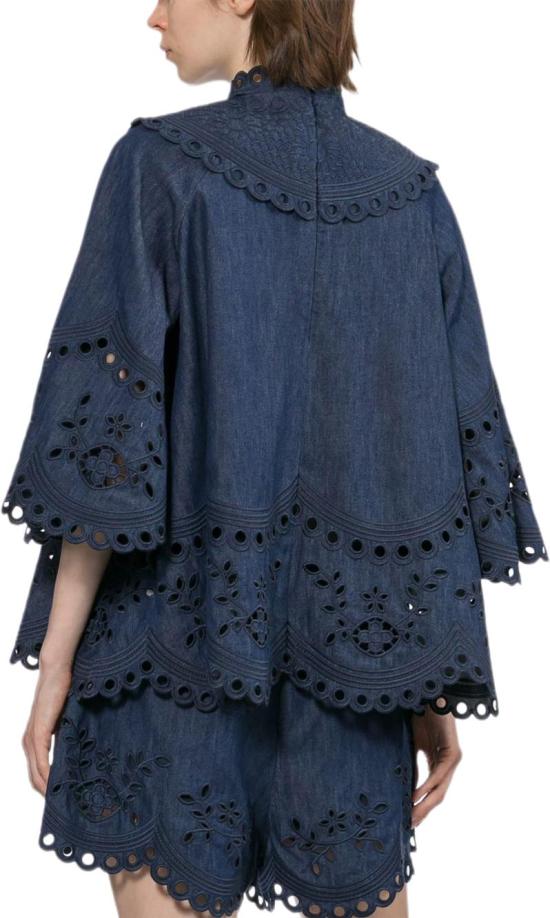 26FW 짐머만 블라우스 7282TSS263INK NAVY - ZIMMERMANN