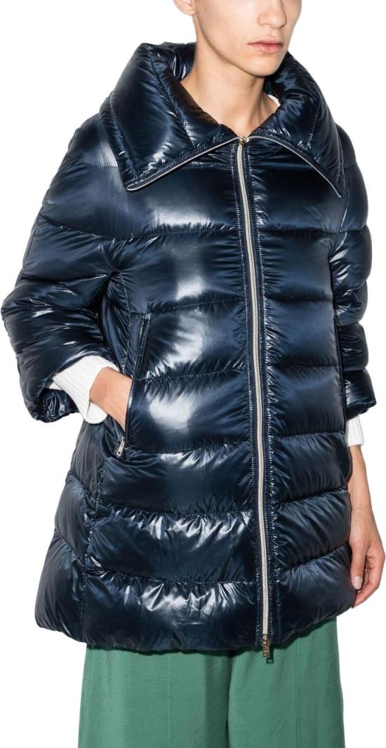26FW 에르노 클레오페 A-쉐입 다운 코트 PI0001DIC12017Z9200 NAVY - HERNO