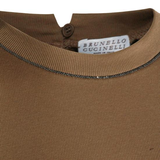 26FW 브루넬로 쿠치넬리 코튼 티셔츠 M0TC8BJ310 C8705 CIOCCOLATO - BRUNELLO CUCINELLI