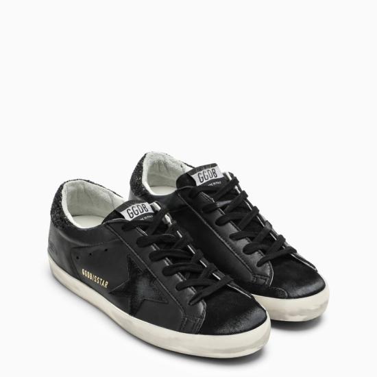  골든구스 SUPER STAR 슈퍼 스타 클래식 스니커즈 GWF00101F003463 90100 black - GOLDEN GOOSE