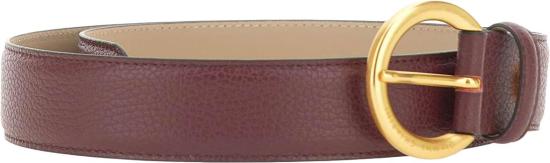 26FW 지아니 끼아리니 레귤러 벨트 CNK00958GRNANTIQUERUBY MAROON