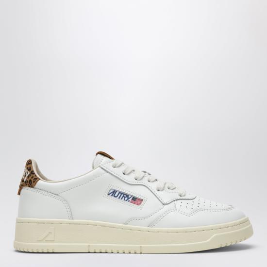 26FW 오트리 메달리스트 로우 레더 스니커즈 AULWHJ02 White