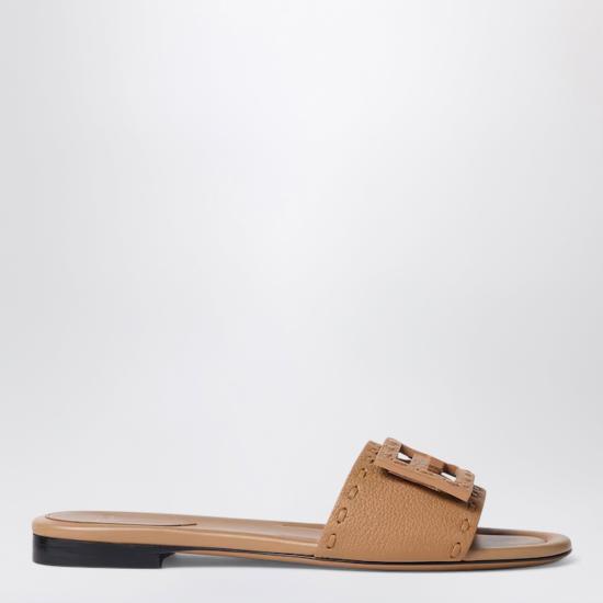 26FW 펜디 바게트 시에나 레더 슬라이드 8R8136AQY2 Brown