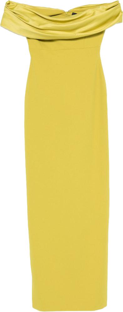 26FW 솔러스런던 롱 원피스 OS48023CHARTREUSE YELLOW