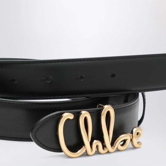 26FW 끌로에 레귤러 벨트 CH26SBB15PR4 Black - CHLOE