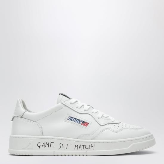 26FW 오트리 메달리스트 로우 스니커즈 AULMML08 White