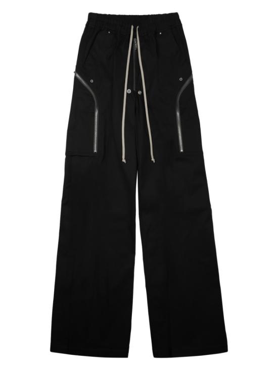26FW 릭 오웬스 스트레이트 팬츠 RU02F4386TE Black