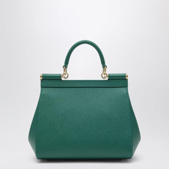 26FW 돌체앤가바나 미디움 시실리 핸드백 BB6003B1001 Green - DOLCE & GABBANA