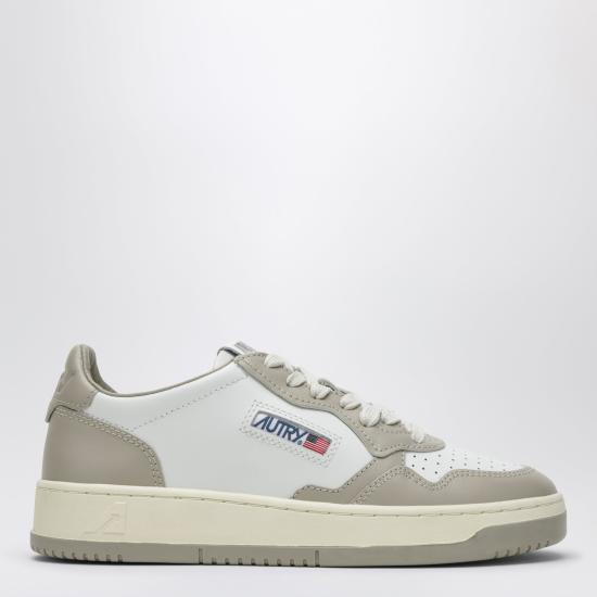 26FW 오트리 메달리스트 로우 레더 스니커즈 AULWWB67 White