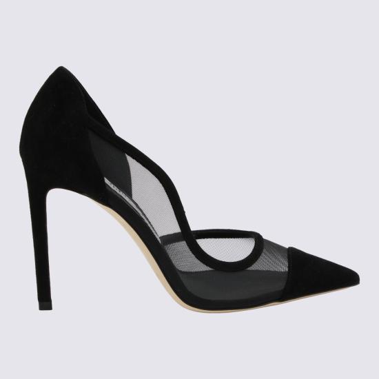 26FW 지미추 힐/펌프스 BRIGITTE100 SMS000074 Black Black - JIMMY CHOO