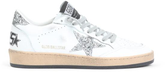  골든구스 글리터 스타 볼스타 스니커즈 GWF00117F00377311325WHITESILVER DIVERS - GOLDEN GOOSE