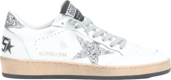  골든구스 글리터 스타 볼스타 스니커즈 GWF00117F00377311325WHITESILVER DIVERS - GOLDEN GOOSE