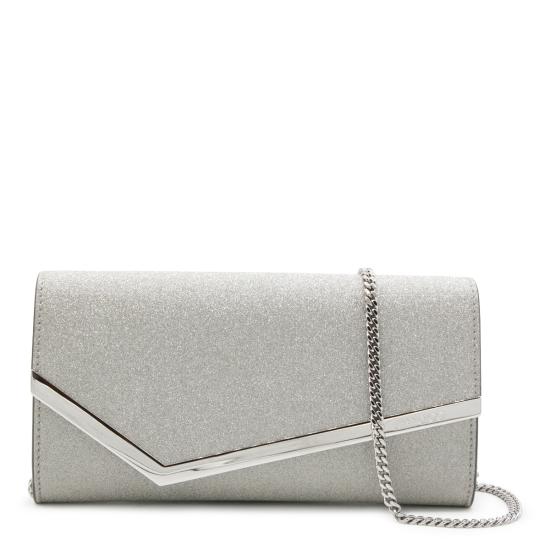 26FW 지미추 클러치/파우치 EMMIE IGTAA0009 SILVER