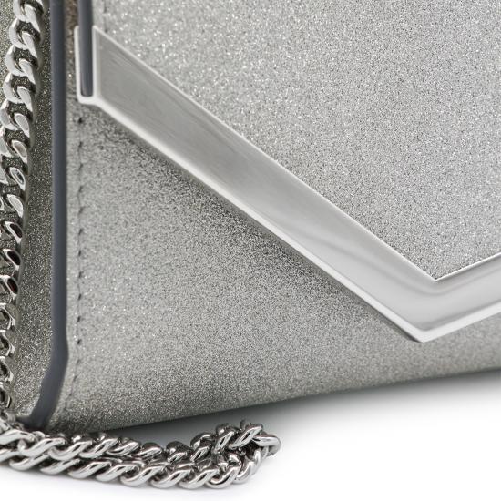 26FW 지미추 클러치/파우치 EMMIE IGTAA0009 SILVER - JIMMY CHOO