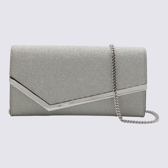 26FW 지미추 클러치/파우치 EMMIE IGTAA0009 SILVER - JIMMY CHOO