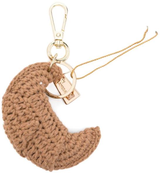 26SS 라밀라네사 키링 CHARMCRCROISSANT BEIGE - LA MILANESA