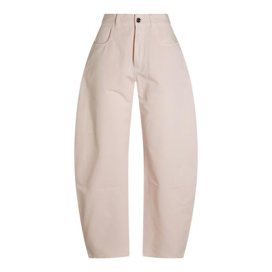 26FW 알라이아 데님 팬츠 AA9P1215D028D 416 ROSE PALE