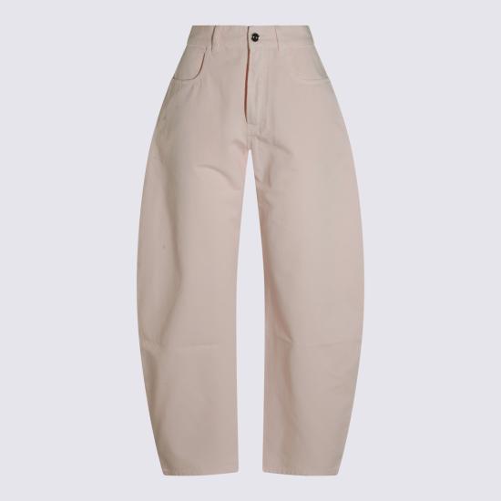 26FW 알라이아 데님 팬츠 AA9P1215D028D 416 ROSE PALE - ALAIA