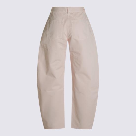 26FW 알라이아 데님 팬츠 AA9P1215D028D 416 ROSE PALE - ALAIA