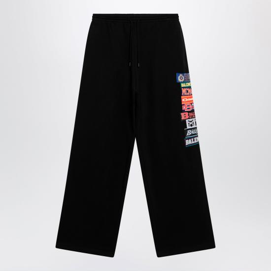 26FW 발렌시아가 스트레이트 팬츠 871496TUVS8 Black
