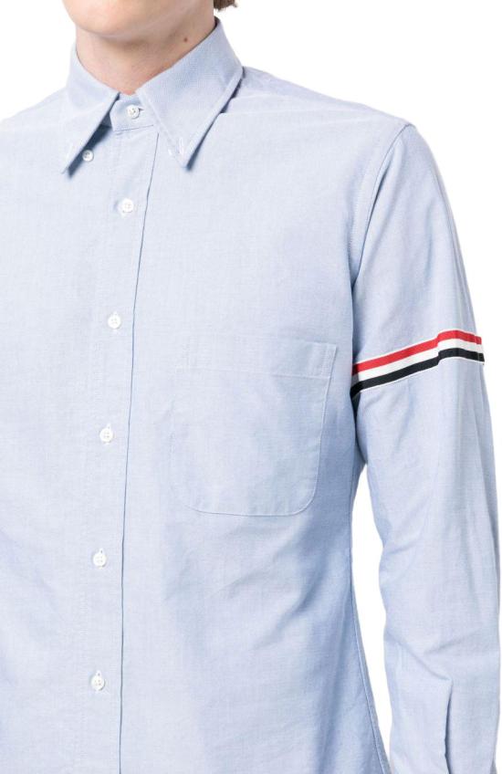 26FW 톰브라운 옥스포드 암밴드 클래식 셔츠 MWL150EF0313480 LICHTBLUE - THOM BROWNE