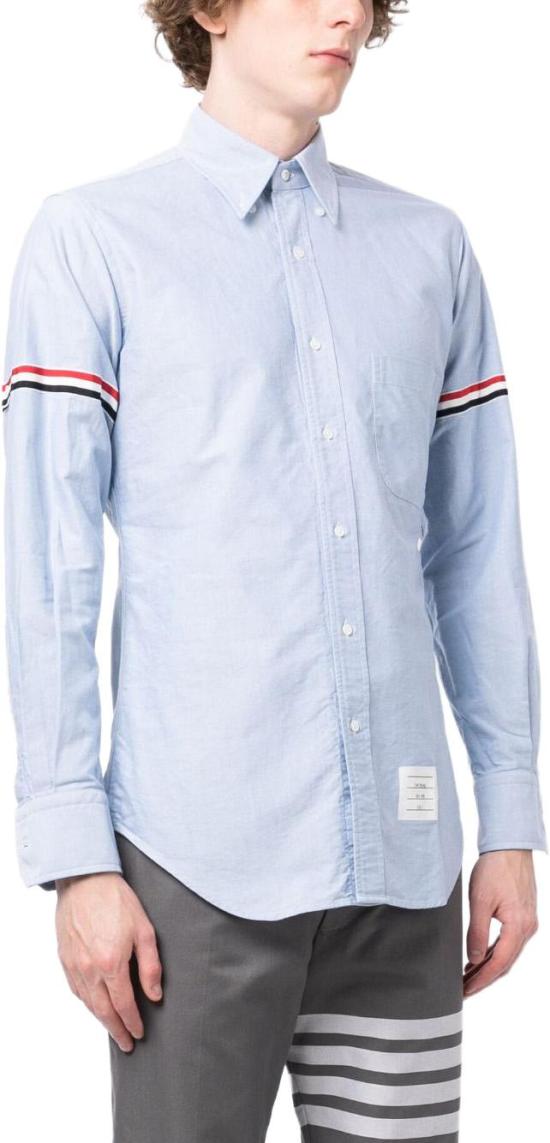26FW 톰브라운 옥스포드 암밴드 클래식 셔츠 MWL150EF0313480 LICHTBLUE - THOM BROWNE
