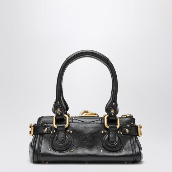 26FW 끌로에 스몰 그레인드 레더 패딩턴 백 CH26SS805P75 Blue - CHLOE