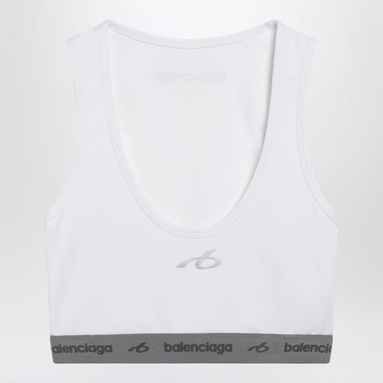 26FW 발렌시아가 트레이닝 티셔츠 A0023QTUVN7 White