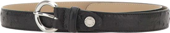 26FW 지아니 끼아리니 레귤러 벨트 CNK00957STEMUNERO BLACK