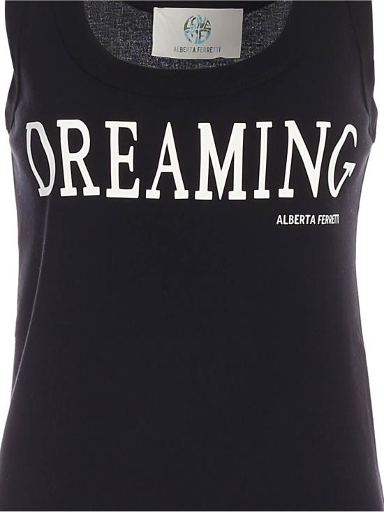  알베르타 페레티 민소매 티셔츠 0803 1663 0555 NERO - ALBERTA FERRETTI