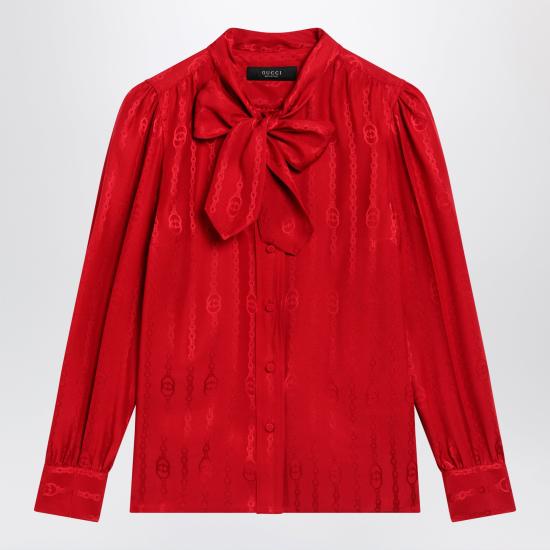 26FW 구찌 블라우스 865102ZAM48 Red