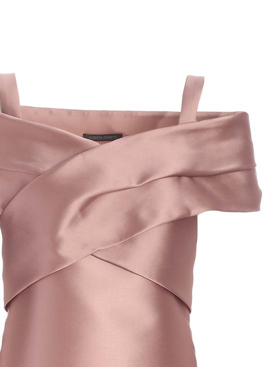  알베르타 페레티 미디 원피스 0404 1636 0187 mikado rosa ROSA ANTICO - ALBERTA FERRETTI