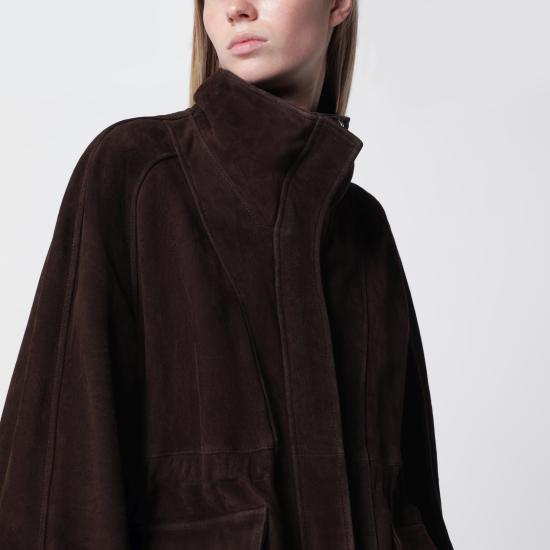 26FW Nour Hammour 무스탕 PF26JK02SUE Brown - NOUR HAMMOUR