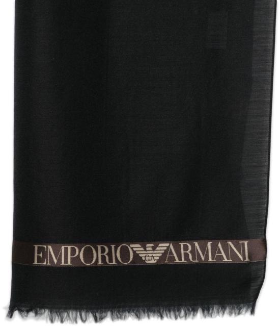 26FW 엠포리오 아르마니 머플러/스카프 EM005576AF26151UC001 BLACK - EMPORIO ARMANI