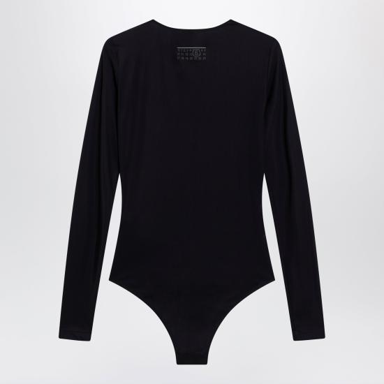26FW MM6 메종마르지엘라 바디수트 티셔츠 S52NA0075S20518 Black - MM6 MAISON MARGIELA