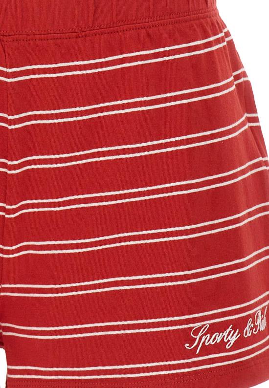 26SS 스포티앤리치 숏팬츠 SH071710326RE33RUBY RED - SPORTY & RICH