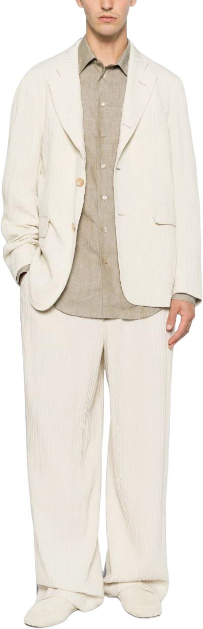 26SS 엠포리오 아르마니 셔츠 EM000099TE10157O1002 BEIGE - EMPORIO ARMANI