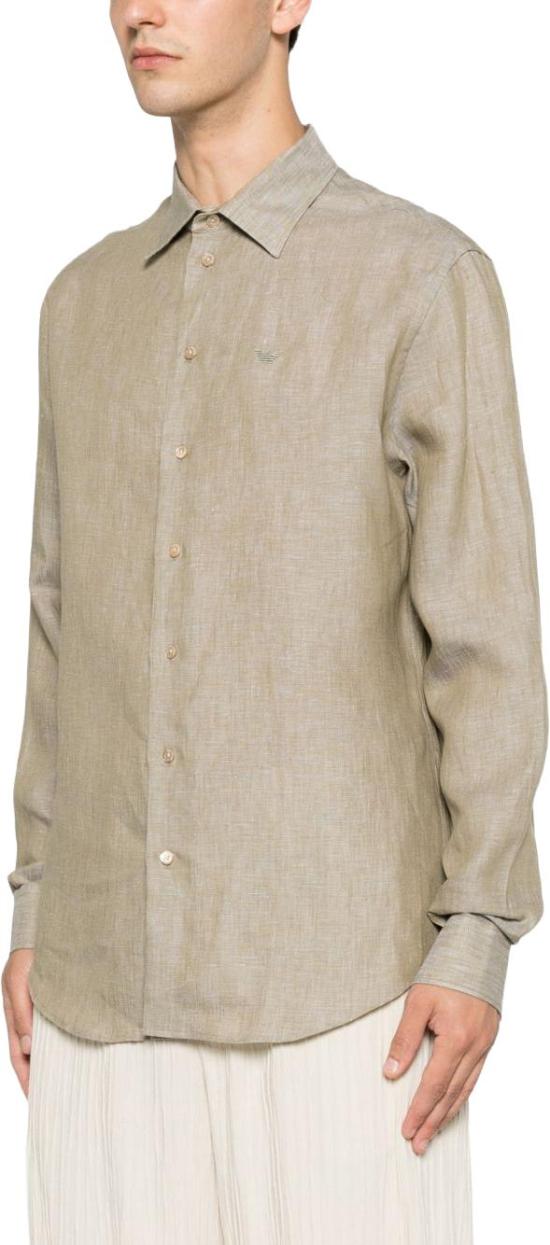 26SS 엠포리오 아르마니 셔츠 EM000099TE10157O1002 BEIGE - EMPORIO ARMANI